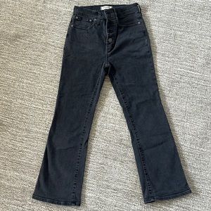 Madewell Cali Demi black jeans
